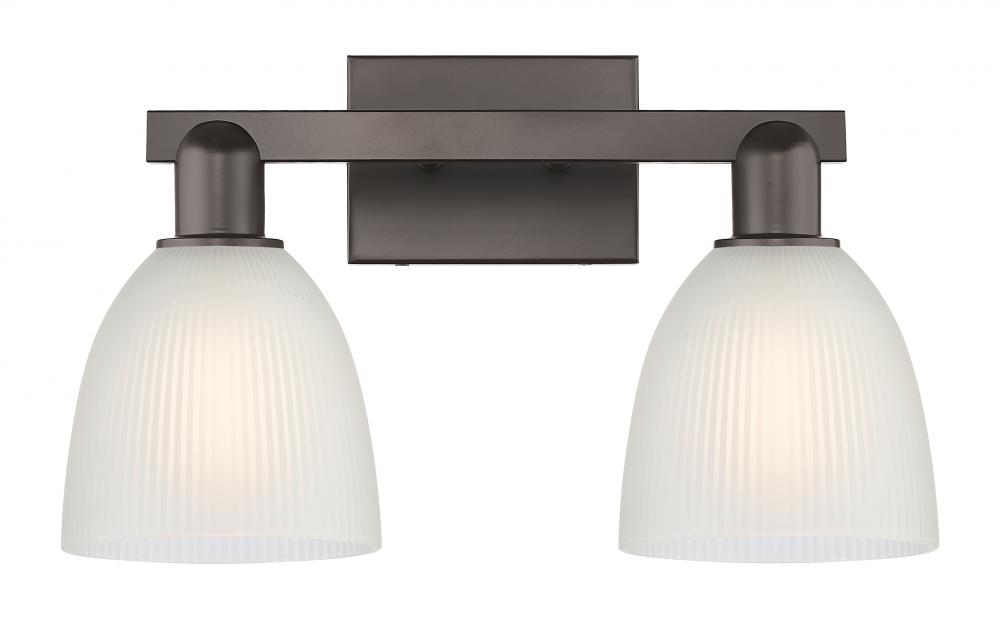 Castile - 2 Light - 17 inch - Oil Rubbed Bronze - Bath Vanity Light