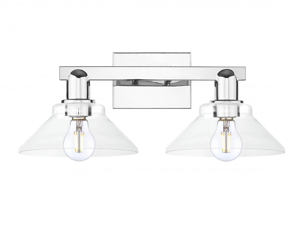 Orwell - 2 Light - 19 inch - Polished Chrome - Bath Vanity Light