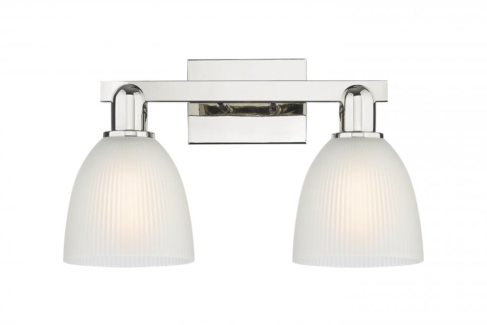 Castile - 2 Light - 17 inch - Polished Nickel - Bath Vanity Light