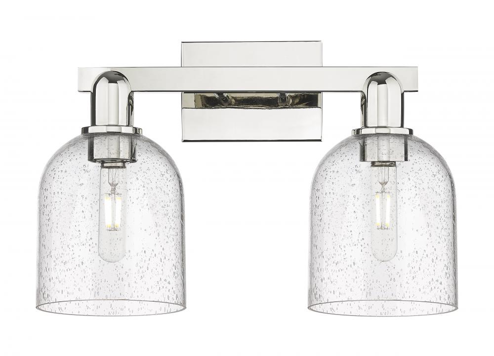 Bella - 2 Light - 17 inch - Polished Nickel - Bath Vanity Light