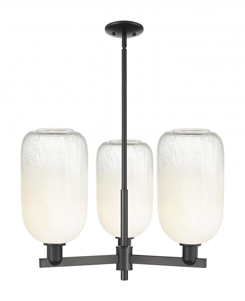 Brookhaven Cloche - 3 Light - 18 inch - Matte Black - Pendant