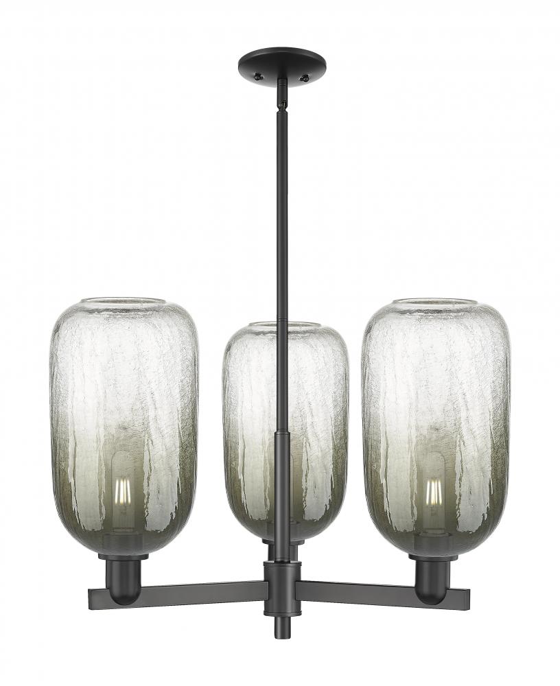 Brookhaven Cloche - 3 Light - 18 inch - Matte Black - Pendant