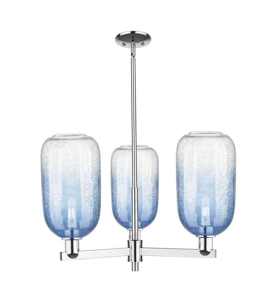 Brookhaven Cloche - 3 Light - 18 inch - Polished Chrome - Pendant