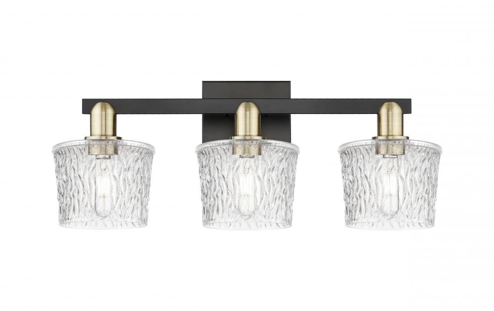 Niagara - 3 Light - 26 inch - Black Antique Brass - Bath Vanity Light