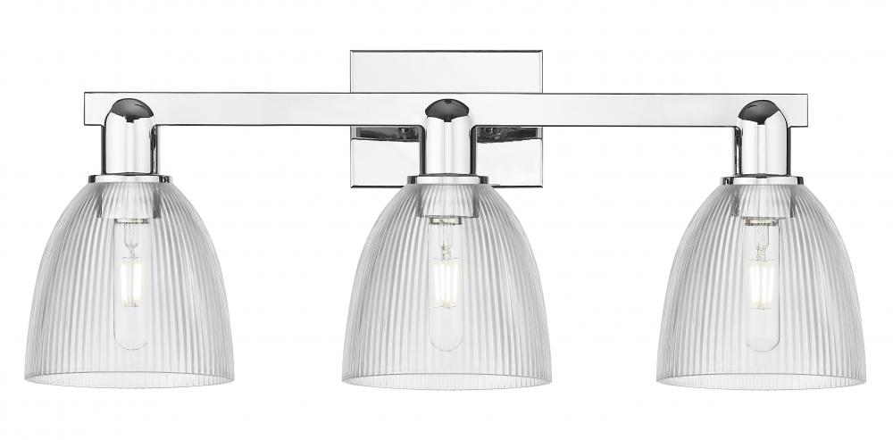 Castile - 3 Light - 25 inch - Polished Chrome - Bath Vanity Light