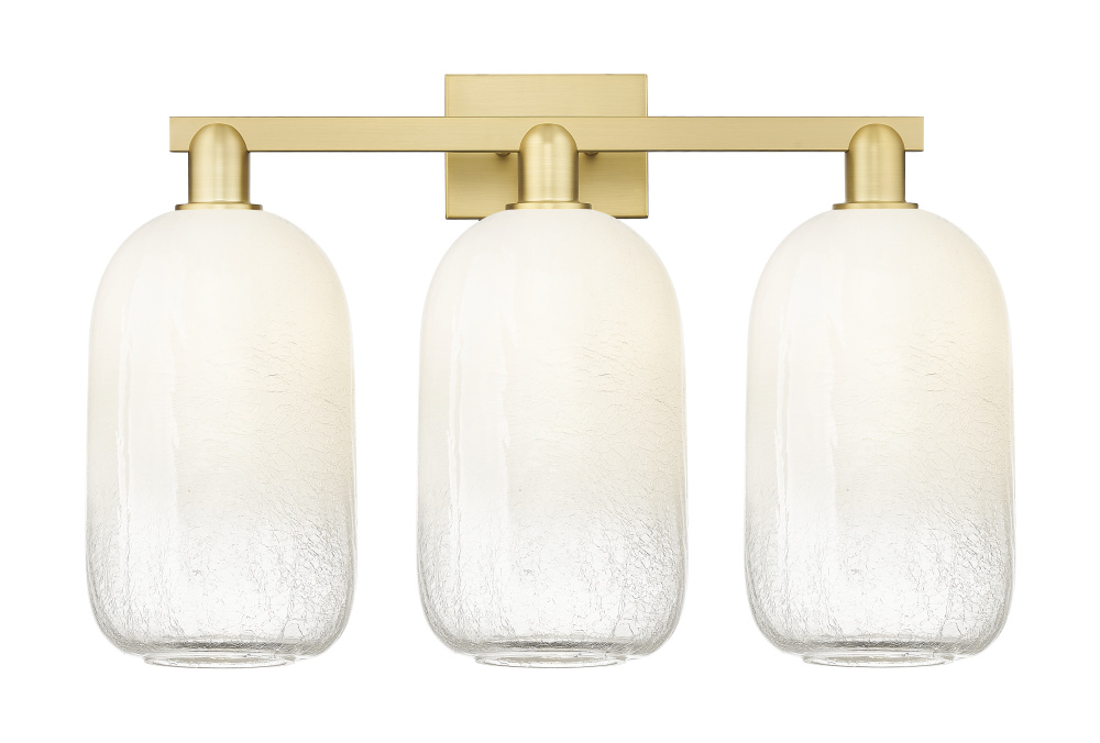 Brookhaven Cloche - 3 Light - 26 inch - Satin Gold - Bath Vanity Light
