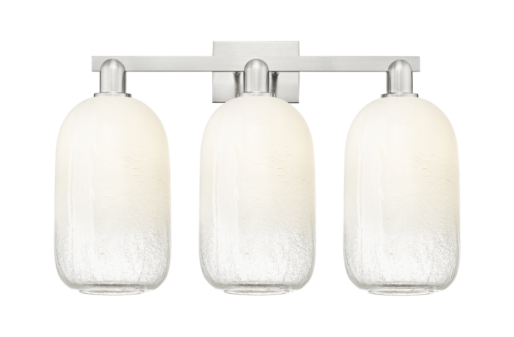 Brookhaven Cloche - 3 Light - 26 inch - Brushed Satin Nickel - Bath Vanity Light