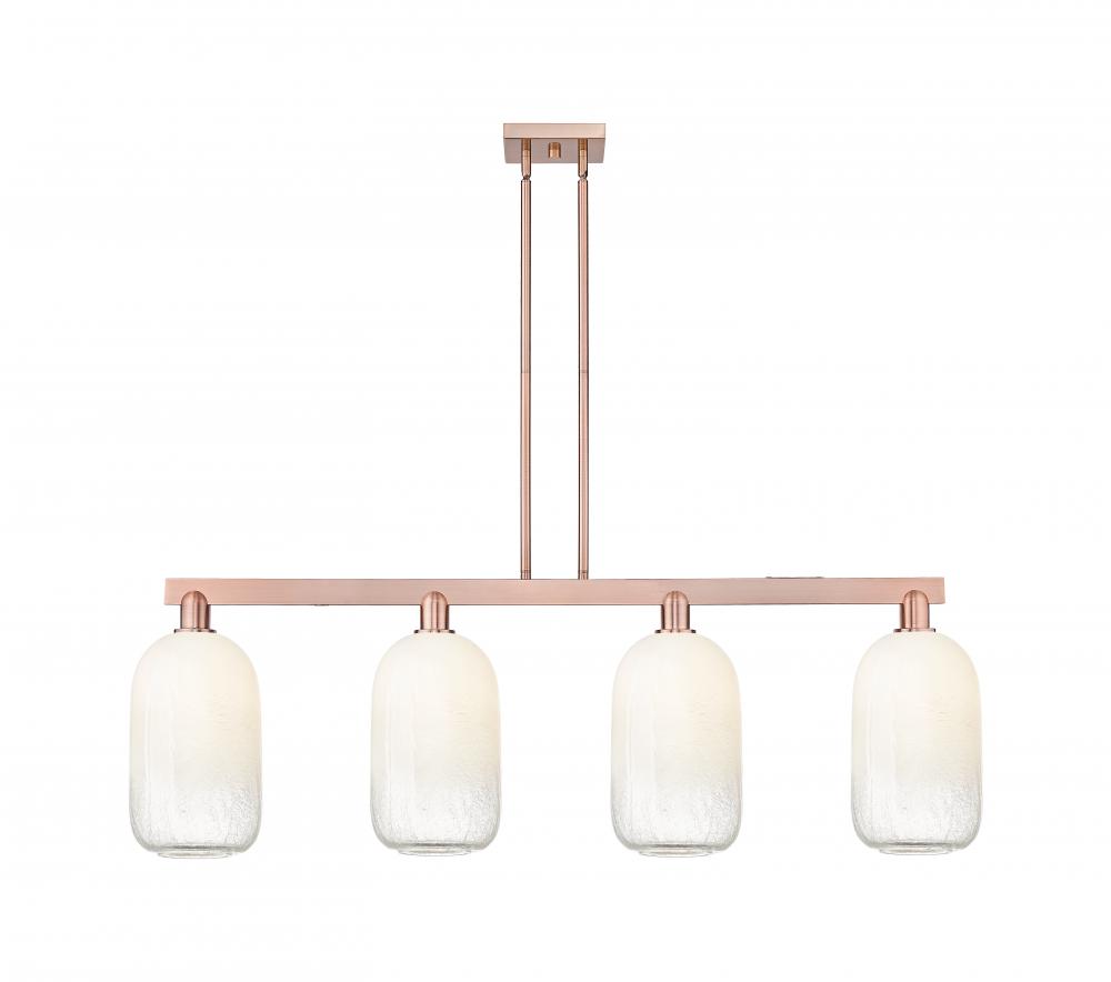 Brookhaven Cloche - 4 Light - 48 inch - Antique Copper - Stem hung - Island Light