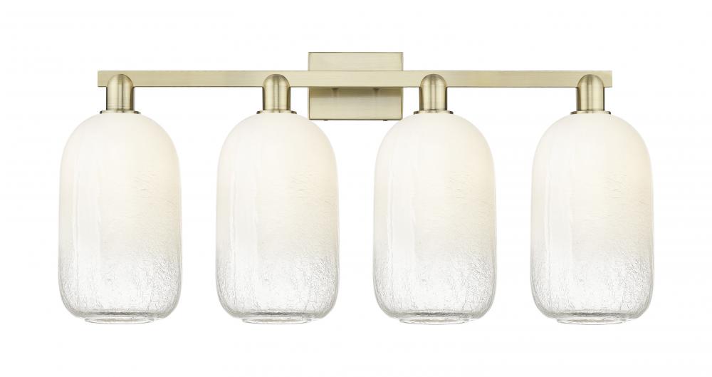 Brookhaven Cloche - 4 Light - 36 inch - Antique Brass - Bath Vanity Light