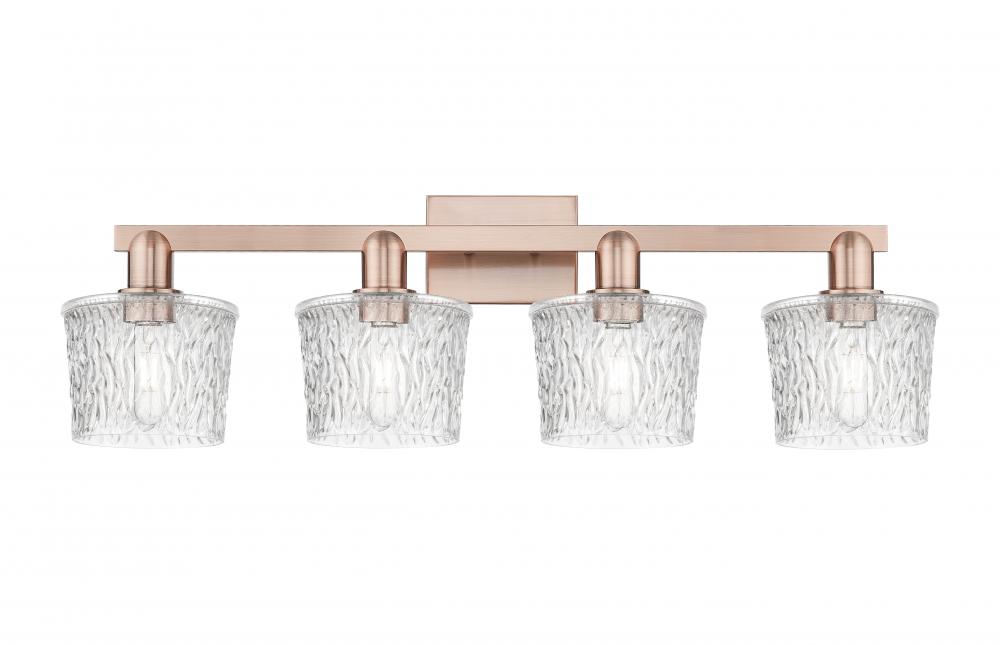 Niagara - 4 Light - 34 inch - Antique Copper - Bath Vanity Light