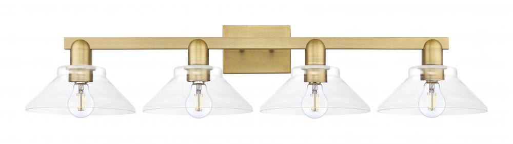Orwell - 4 Light - 35 inch - Brushed Brass - Bath Vanity Light