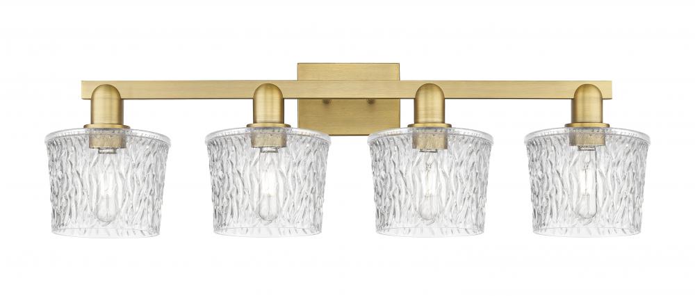 Niagara - 4 Light - 34 inch - Brushed Brass - Bath Vanity Light