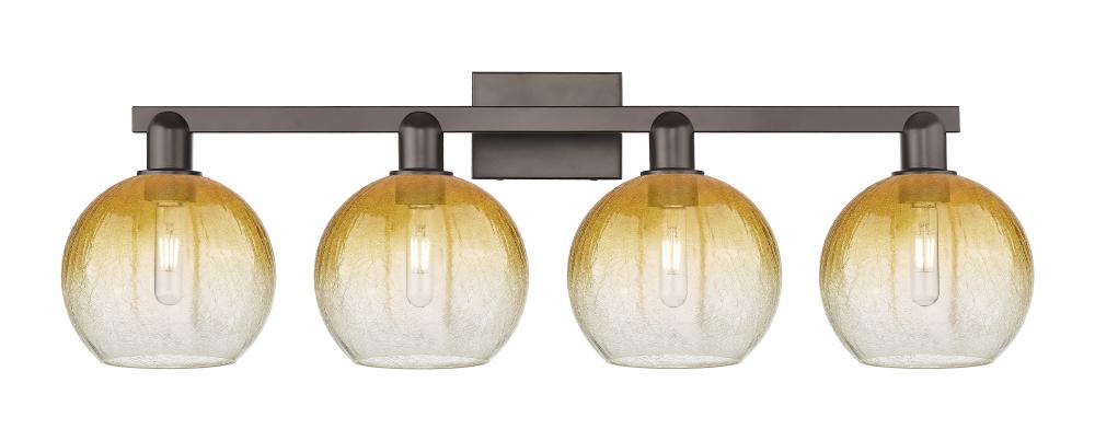 Brookhaven Globe - 4 Light - 36 inch - Oil Rubbed Bronze - Bath Vanity Light