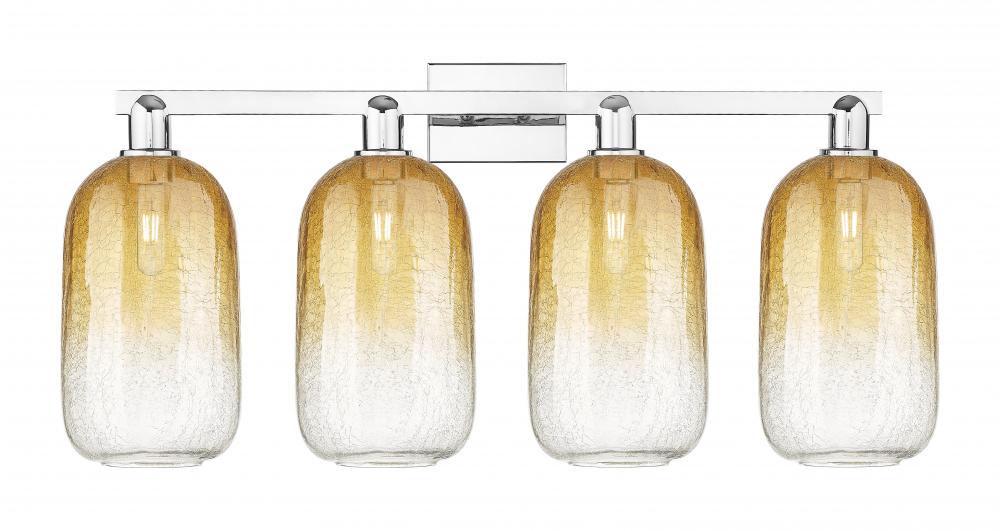 Brookhaven Cloche - 4 Light - 36 inch - Polished Chrome - Bath Vanity Light