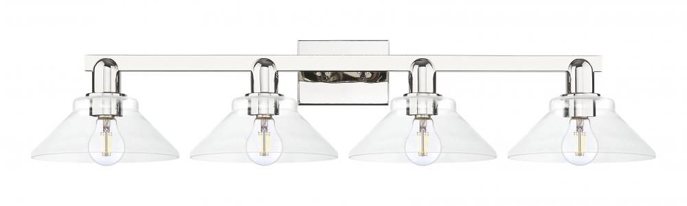 Orwell - 4 Light - 35 inch - Polished Nickel - Bath Vanity Light