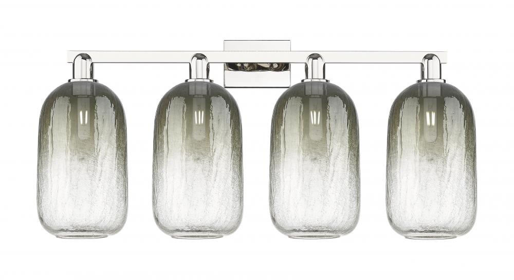 Brookhaven Cloche - 4 Light - 36 inch - Polished Nickel - Bath Vanity Light