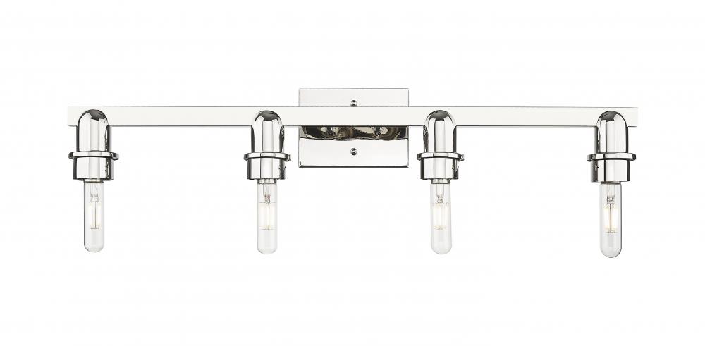 Arcadia - 4 Light - 30 inch - Brushed Polished Nickel - Bath Vanity Light