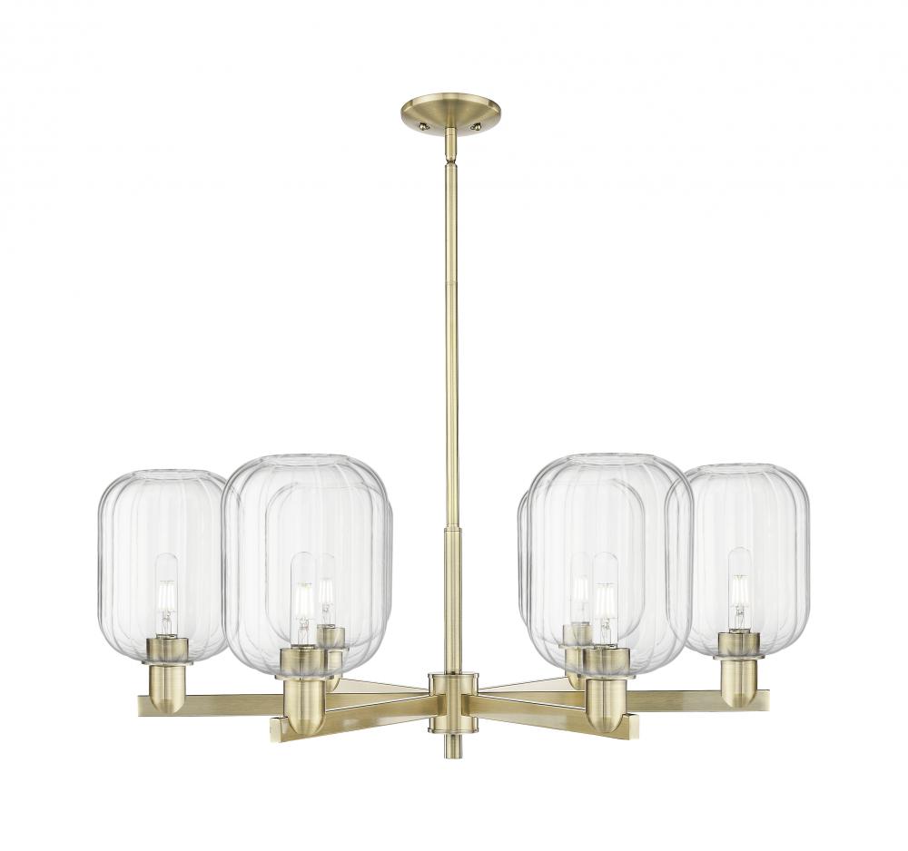 Preston - 6 Light - 24 inch - Black Antique Brass - Chandelier
