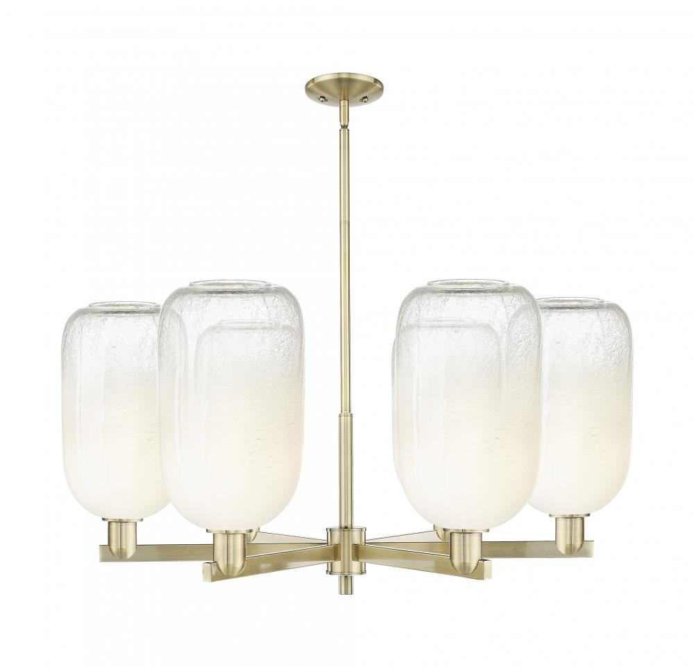 Brookhaven Cloche - 6 Light - 24 inch - Antique Brass - Chandelier