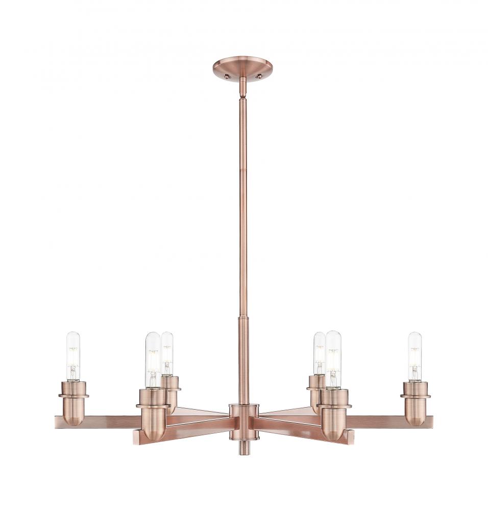 Arcadia - 6 Light - 32 inch - Oil Rubbed Bronze - Chandelier