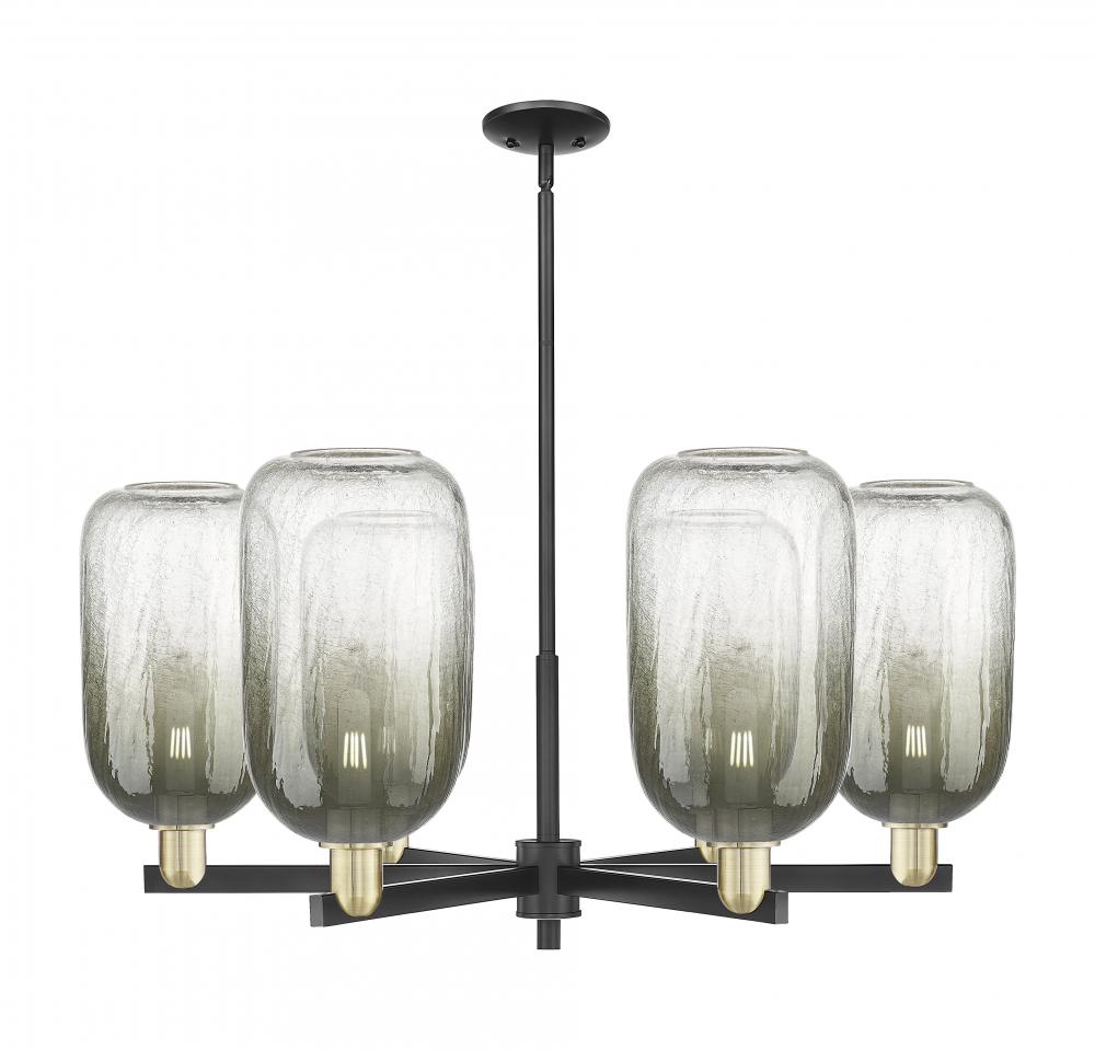 Brookhaven Cloche - 6 Light - 24 inch - Black Antique Brass - Chandelier