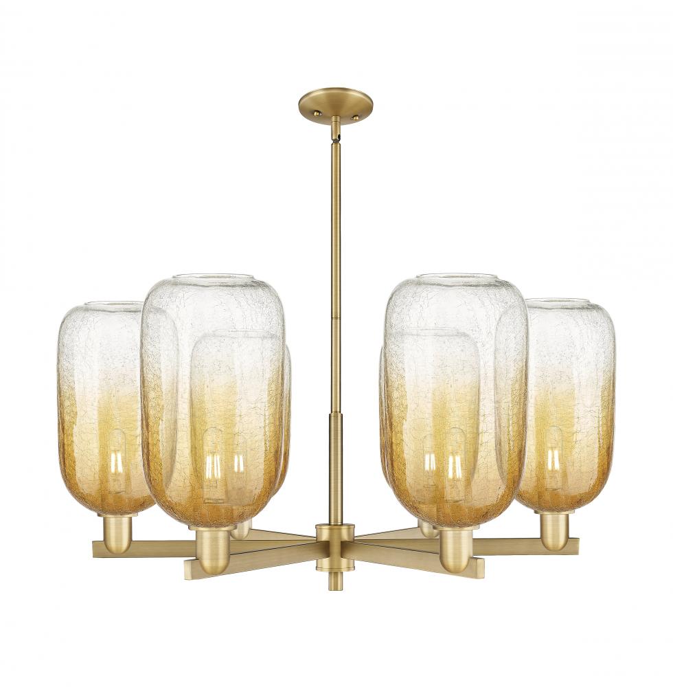 Brookhaven Cloche - 6 Light - 24 inch - Brushed Brass - Chandelier
