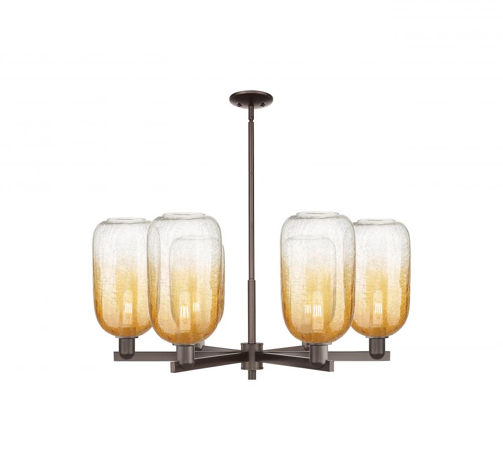 Brookhaven Cloche - 6 Light - 24 inch - Oil Rubbed Bronze - Chandelier