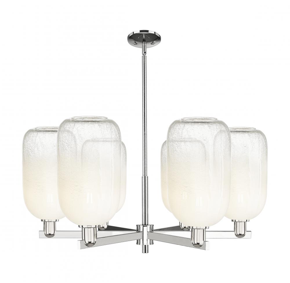 Brookhaven Cloche - 6 Light - 24 inch - Polished Nickel - Chandelier