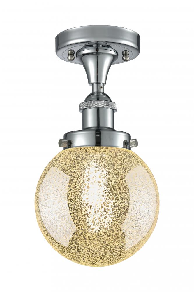 Beacon - 1 Light - 6 inch - Polished Chrome - Semi-Flush Mount