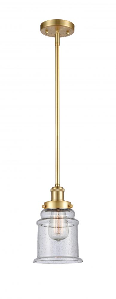 Canton - 1 Light - 6 inch - Satin Gold - Mini Pendant
