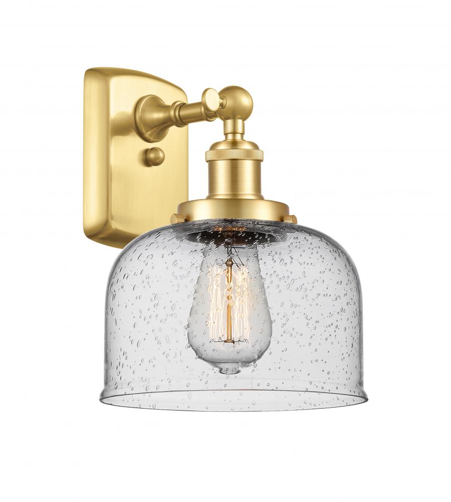 Bell - 1 Light - 8 inch - Satin Gold - Sconce