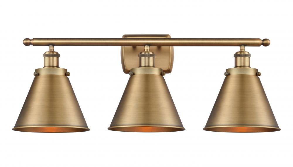 Appalachian - 3 Light - 26 inch - Brushed Brass - Bath Vanity Light