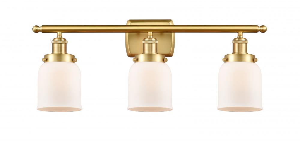 Bell - 3 Light - 26 inch - Satin Gold - Bath Vanity Light