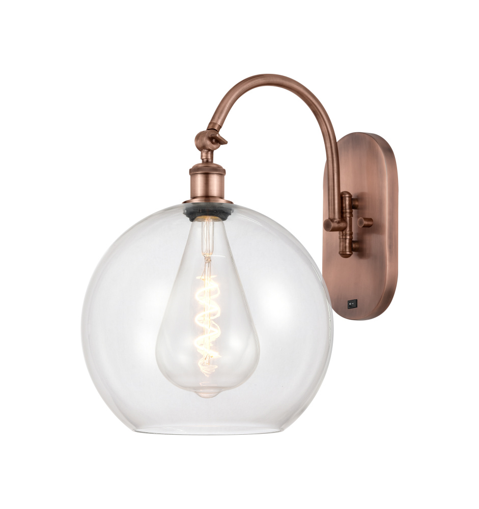Athens - 1 Light - 12 inch - Antique Copper - Adjustable - Sconce