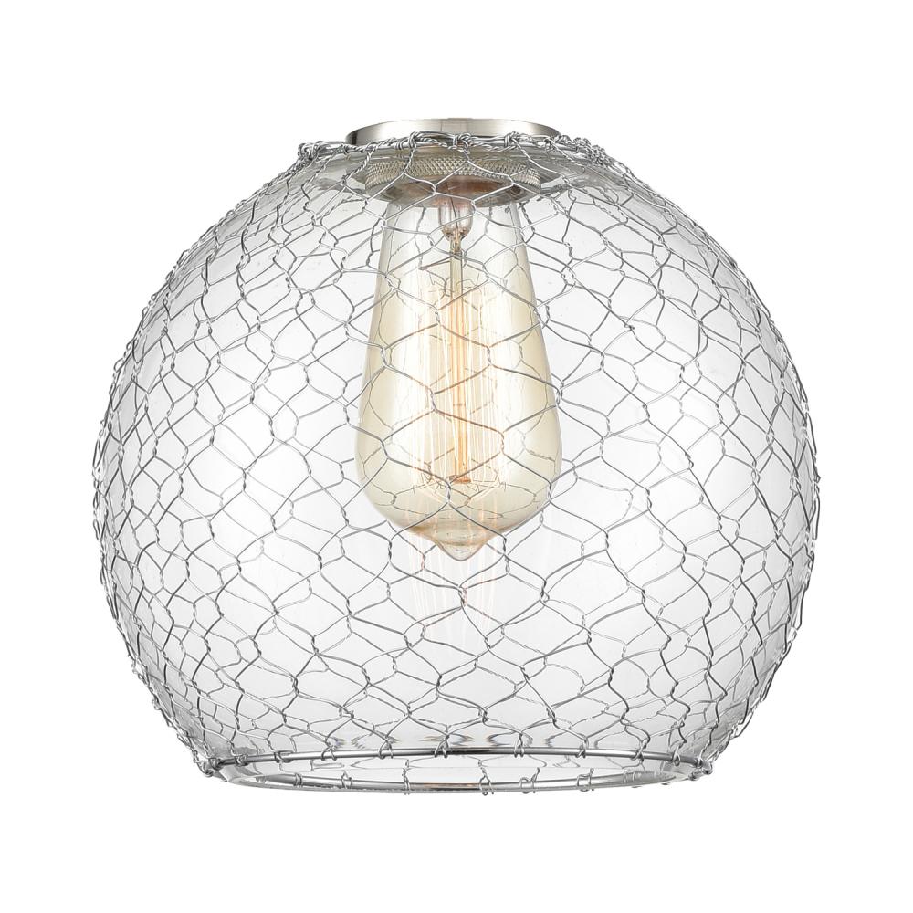 Farmhouse Chicken Wire Glass