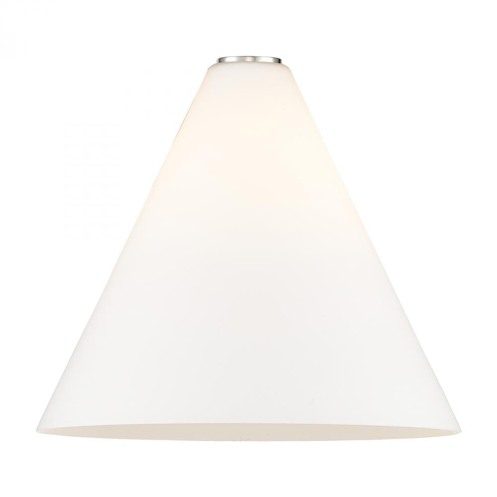 Berkshire Light 16 inch Matte White Glass