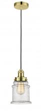 Innovations Lighting 100GD-10GY-1H-GD-G184 - Edison - 1 Light - 8 inch - Gold - Cord hung - Mini Pendant