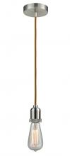 Innovations Lighting 100SN-10CR-0SN - Whitney - 1 Light - 2 inch - Satin Nickel - Cord hung - Mini Pendant