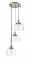 Innovations Lighting 113F-3P-SN-G713 - Cone - 3 Light - 14 inch - Brushed Satin Nickel - Cord hung - Multi Pendant