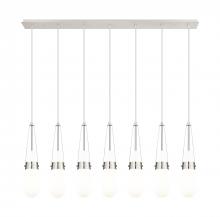 Innovations Lighting 127-452-1P-PN-G452-4GWH - Milan - 7 Light - 48 inch - Polished Nickel - Linear Pendant