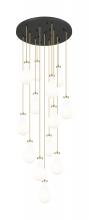 Innovations Lighting 132BK-451-1P-CB-G451-7GWH - Owego - 13 Light - 32 inch - Champagne Bronze - Multi Pendant