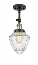 Innovations Lighting 201F-BAB-G664-7 - Bullet - 1 Light - 6 inch - Black Antique Brass - Adjustable Semi-Flush Mount