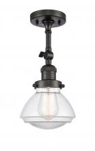 Innovations Lighting 201F-OB-G322 - Olean - 1 Light - 7 inch - Oil Rubbed Bronze - Adjustable Semi-Flush Mount