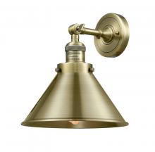 Innovations Lighting 203-AB-M10-AB - Briarcliff - 1 Light - 10 inch - Antique Brass - Adjustable Sconce