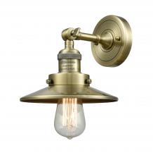 Innovations Lighting 203-AB-M4 - Railroad - 1 Light - 8 inch - Antique Brass - Adjustable Sconce