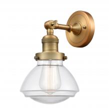 Innovations Lighting 203-BB-G322 - Olean - 1 Light - 7 inch - Brushed Brass - Adjustable Sconce