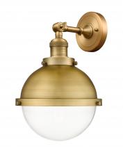 Innovations Lighting 203-BB-HFS-82-BB - Hampden - 1 Light - 9 inch - Brushed Brass - Adjustable Sconce