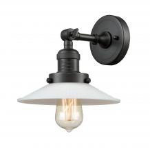 Innovations Lighting 203-BK-G1 - Halophane - 1 Light - 9 inch - Matte Black - Adjustable Sconce