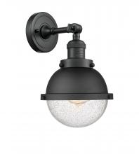 Innovations Lighting 203-BK-HFS-64-BK - Hampden - 1 Light - 7 inch - Matte Black - Sconce