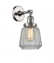 Innovations Lighting 203-PN-G142 - Chatham - 1 Light - 7 inch - Polished Nickel - Adjustable Sconce